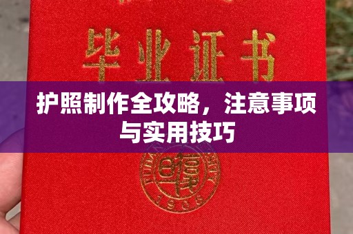 汉川护照制作全攻略，注意事项与实用技巧