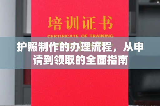 汉川护照制作的办理流程，从申请到领取的全面指南