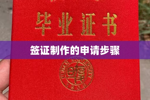 汉川签证制作的申请步骤
