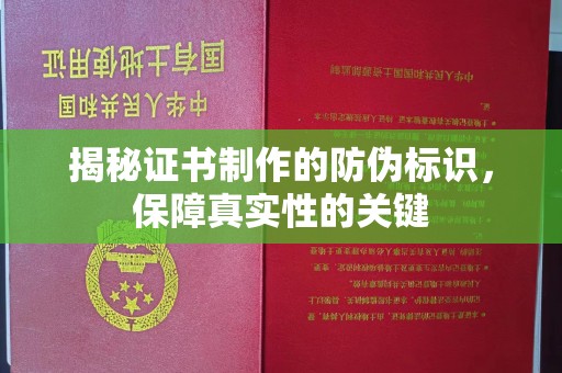 汉川揭秘证书制作的防伪标识，保障真实性的关键