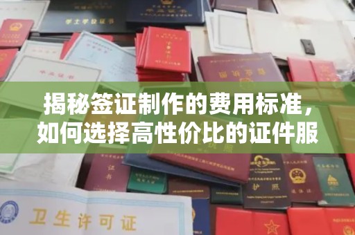 汉川揭秘签证制作的费用标准，如何选择高性价比的证件服务