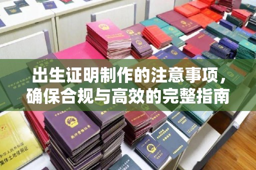 汉川出生证明制作的注意事项，确保合规与高效的完整指南