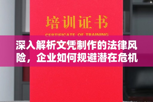 汉川深入解析文凭制作的法律风险，企业如何规避潜在危机